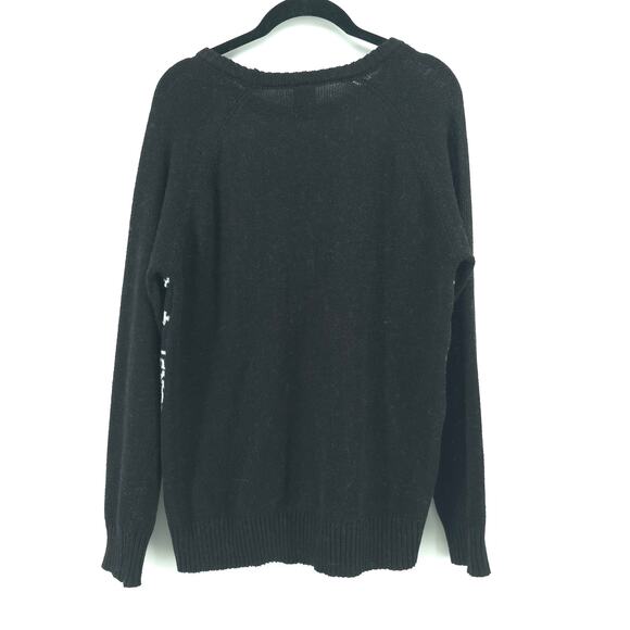 Disney Nightmare Before Christmas Jack Skeleton Youth Christmas Sweater L 11-13 - Picture 8 of 10